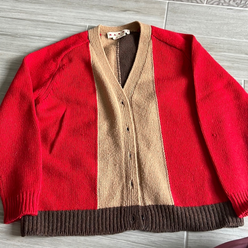 Marni 100% wool cardigan